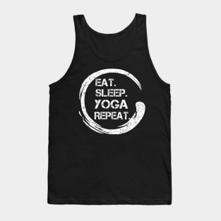 Eat Sleep Yoga Repeat Zen Tank Top